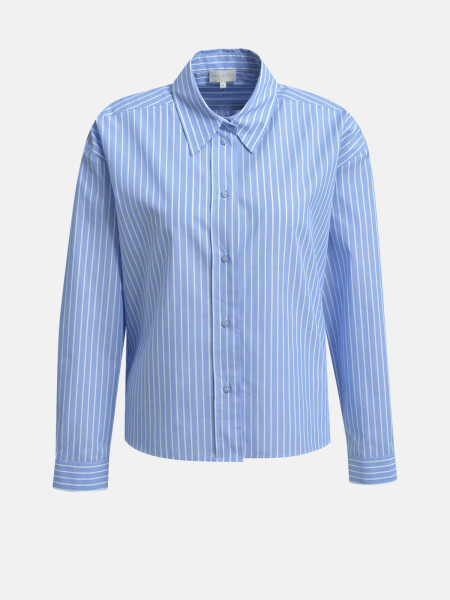 MILANO ITALY Damen Bluse, blau 1 MILANO ITALY Damen Bluse, blau