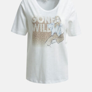 MILANO ITALY Damen T-Shirt, offwhite