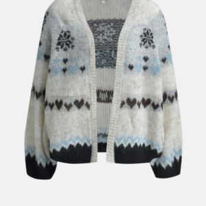 MILANO ITALY Damen Strickjacke, creme