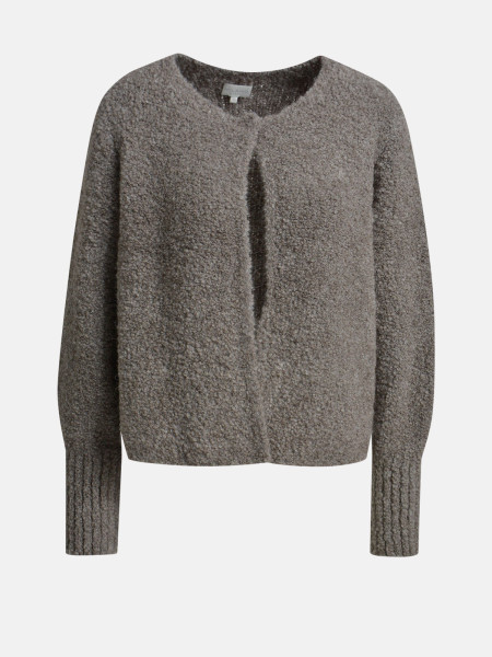 MILANO ITALY Damen Strickjacke, hellbraun 1 MILANO ITALY Damen Strickjacke, hellbraun