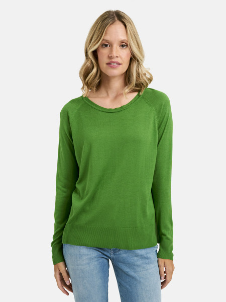 MILANO ITALY Damen Pullover, grün 1 MILANO ITALY Damen Pullover, grün