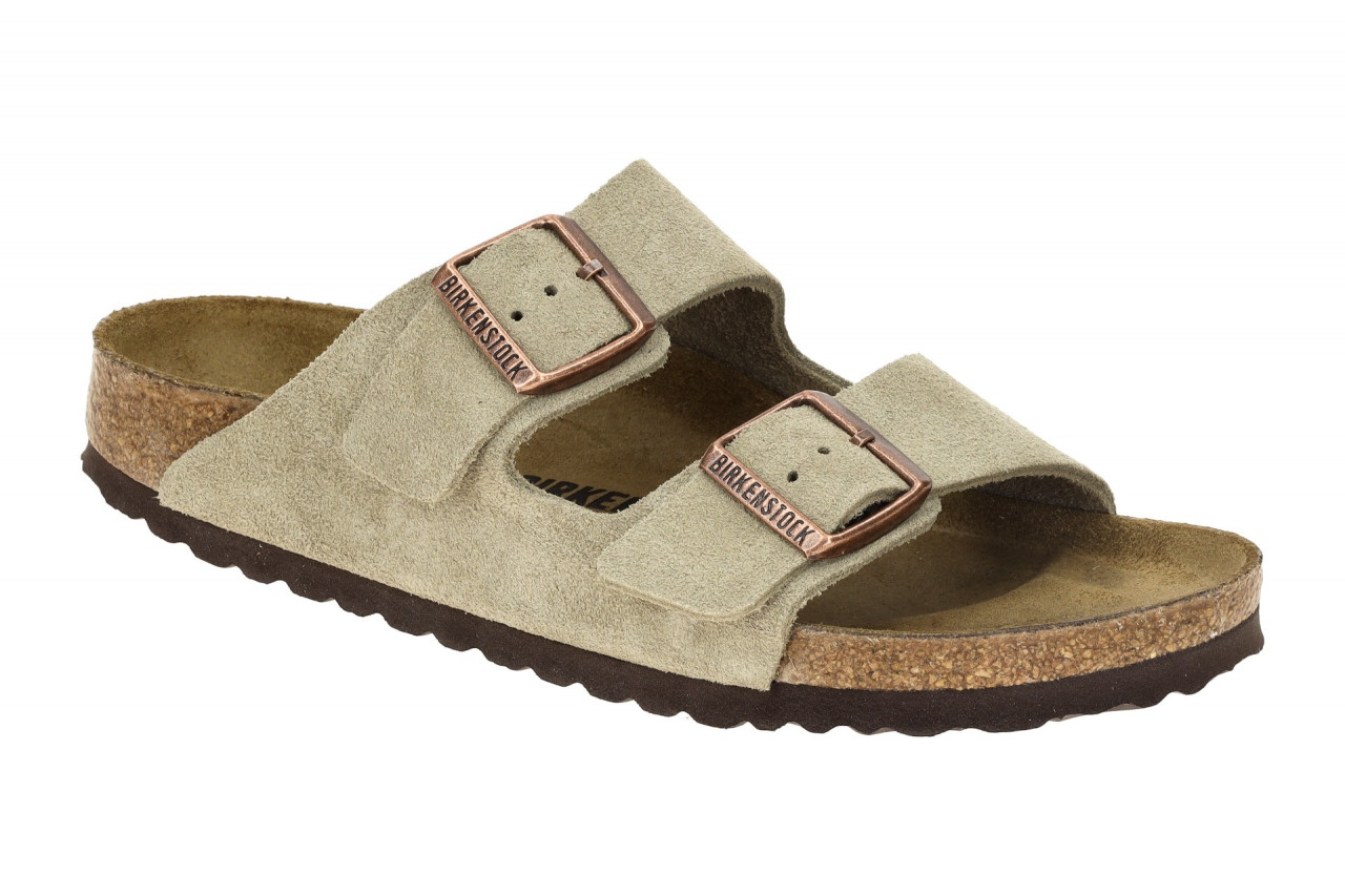 Birkenstock ARIZONA BS 51463 taupe - bequeme Pantolette f?r Damen 1 Birkenstock ARIZONA BS 51463 taupe - bequeme Pantolette f?r Damen
