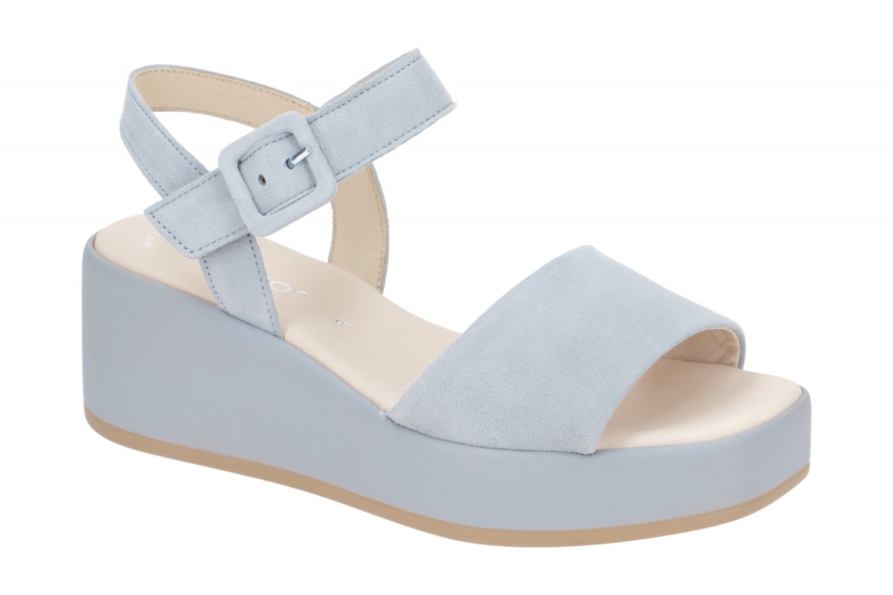 Gabor 24.531.16 hell-blau - Riemchen Sandale f?r Damen 1 Gabor 24.531.16 hell-blau - Riemchen Sandale f?r Damen