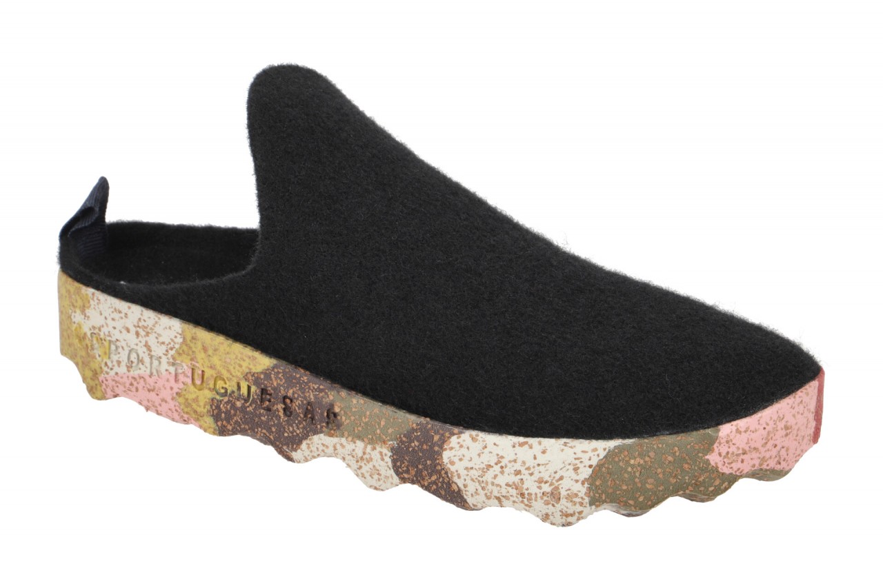 Asportuguesas COME L P018023058 schwarz - bequeme Pantolette f?r Damen 1 Asportuguesas COME L P018023058 schwarz - bequeme Pantolette f?r Damen