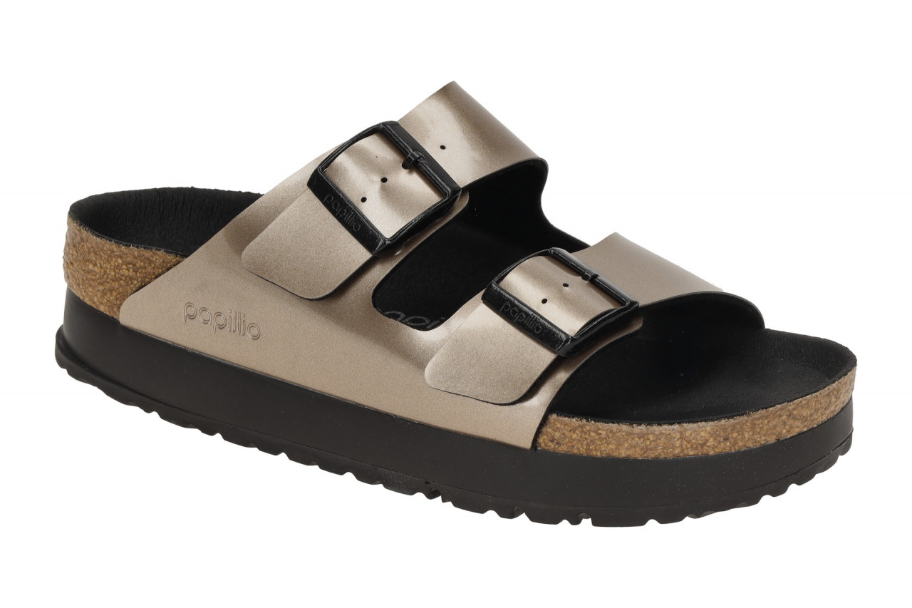 Birkenstock ARIZONA PAP FLEX PLATFORM 1028424 grau - bequeme Pantolette f?r D... 1 Birkenstock ARIZONA PAP FLEX PLATFORM 1028424 grau - bequeme Pantolette f?r D...