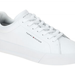 Tommy Hilfiger TH COURT LTH DETAIL ESS FM05367 0LD wei? - Sneakers f?r Herren