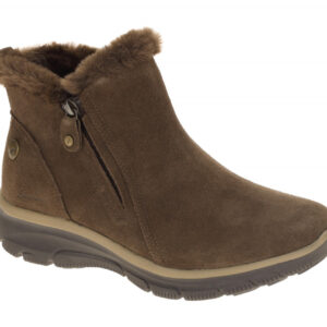 Skechers EASY GOING 168042 CHOC braun - bequeme Stiefelette f?r Damen