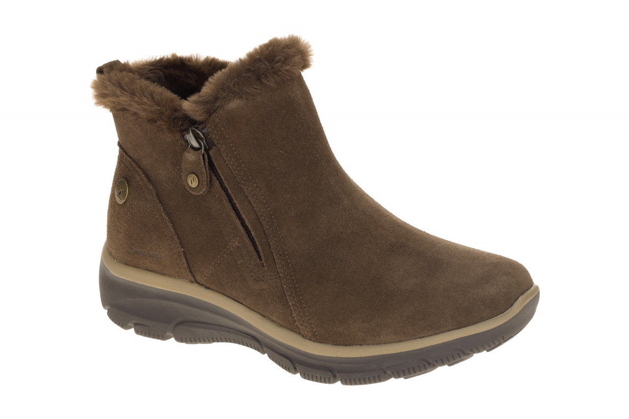 Skechers EASY GOING 168042 CHOC braun - bequeme Stiefelette f?r Damen 1 Skechers EASY GOING 168042 CHOC braun - bequeme Stiefelette f?r Damen
