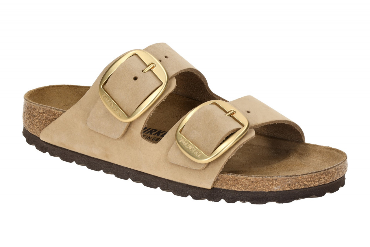 Birkenstock ARIZONA BIG BUCKLE 1024064 beige - Pantolette f?r Damen 1 Birkenstock ARIZONA BIG BUCKLE 1024064 beige - Pantolette f?r Damen