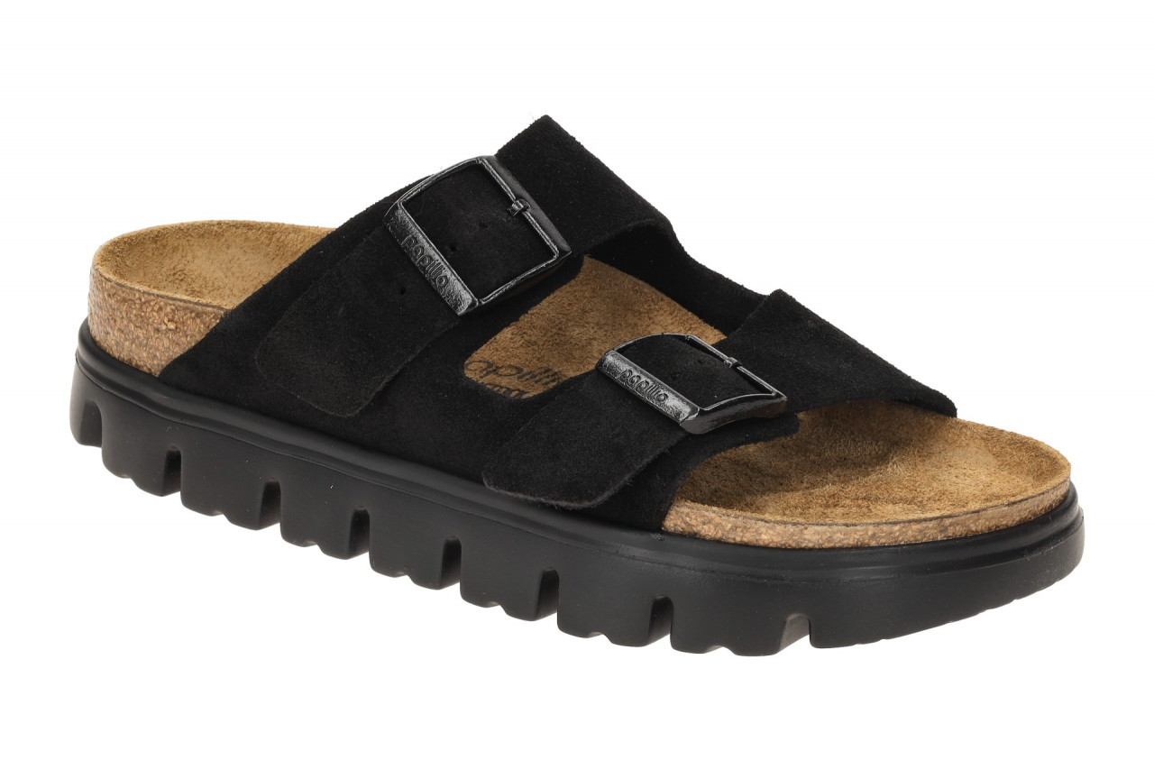 Birkenstock ARIZONA PAP CHUNKY 1028403 schwarz - bequeme Pantolette f?r Damen 1 Birkenstock ARIZONA PAP CHUNKY 1028403 schwarz - bequeme Pantolette f?r Damen