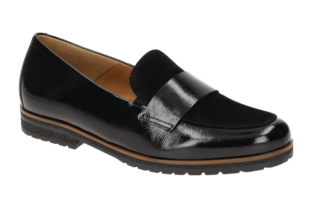 Gabor FLORENZ 72.042.37 schwarz - bequeme Slipper f?r Damen 1 Gabor FLORENZ 72.042.37 schwarz - bequeme Slipper f?r Damen