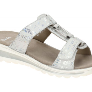 ara TAMPA 12-47206 13 hell-grau - bequeme Pantolette f?r Damen