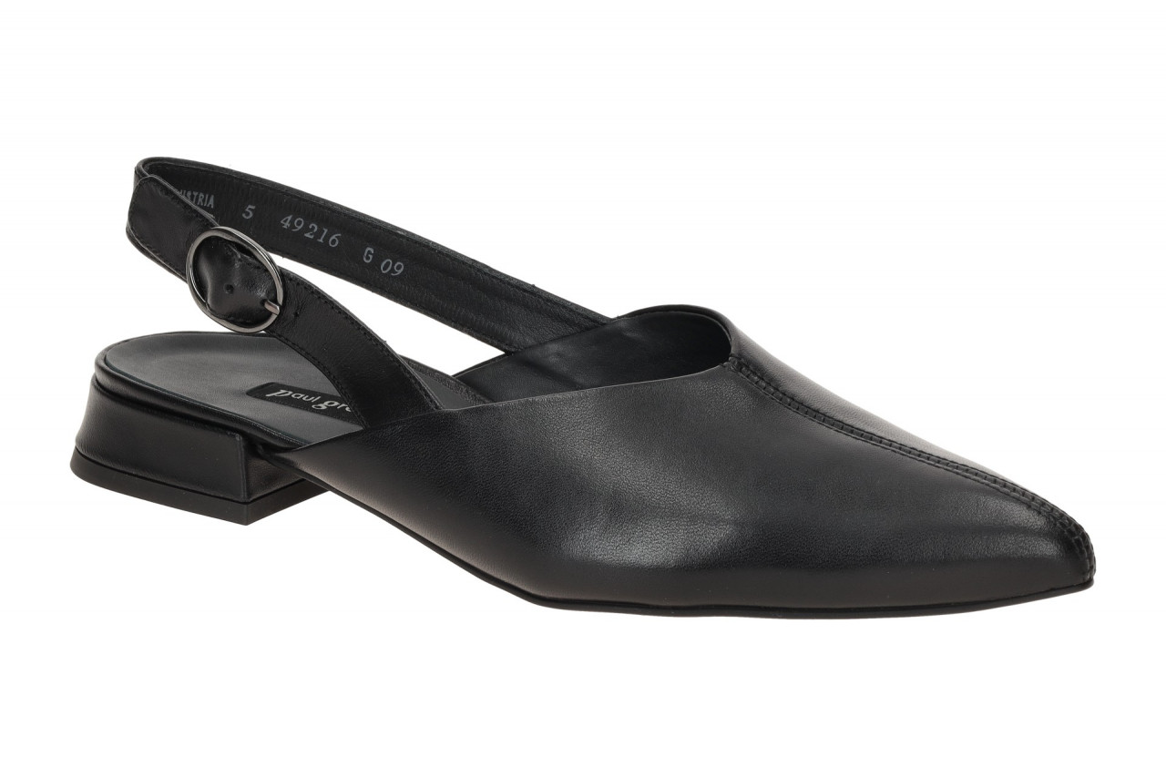 Paul Green 6163-00 schwarz - Sling Pumps f?r Damen 1 Paul Green 6163-00 schwarz - Sling Pumps f?r Damen