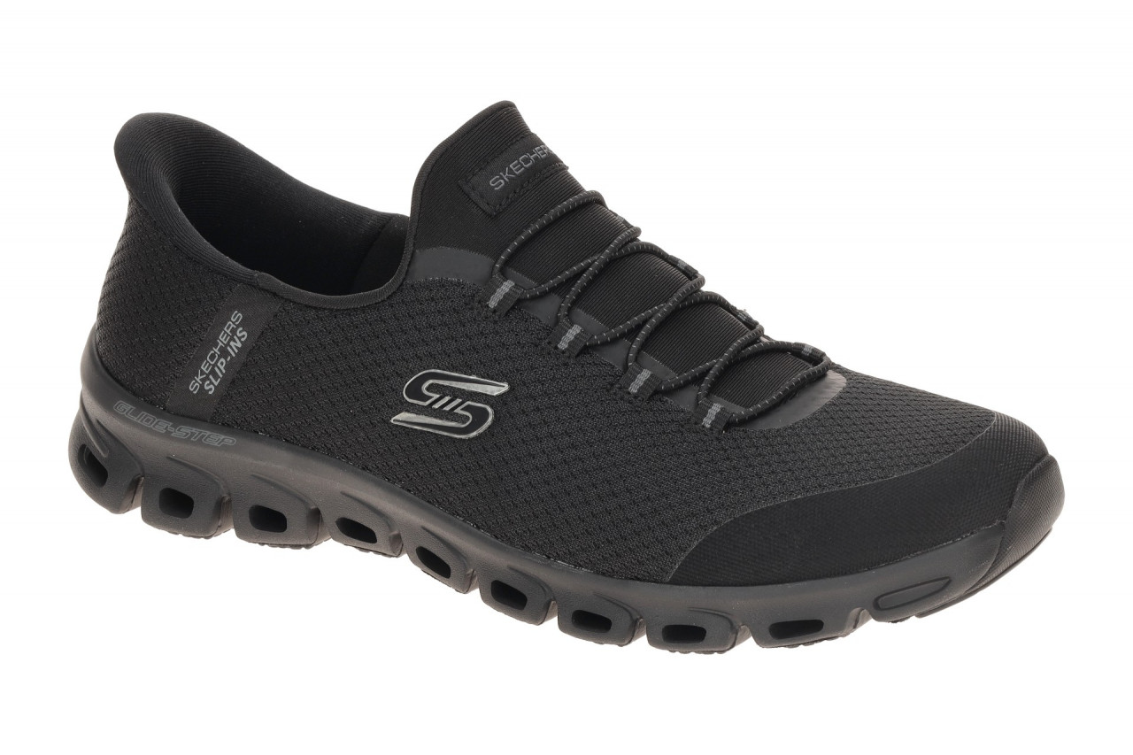 Skechers GLIDE STEP 104547 BBK schwarz - sportliche Slipper f?r Damen 1 Skechers GLIDE STEP 104547 BBK schwarz - sportliche Slipper f?r Damen