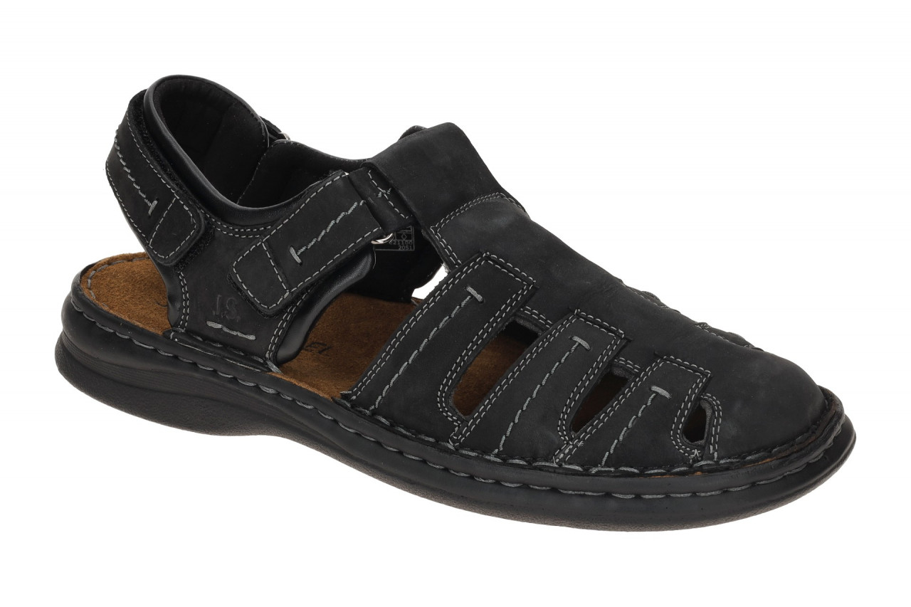 Josef Seibel MAX 92 10992 TE21 100 schwarz - bequeme Sandale f?r Herren 1 Josef Seibel MAX 92 10992 TE21 100 schwarz - bequeme Sandale f?r Herren