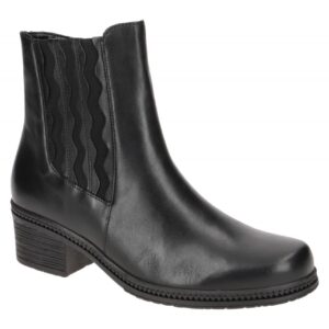 Gabor 94.663.27 schwarz - elegante Stiefelette f?r Damen