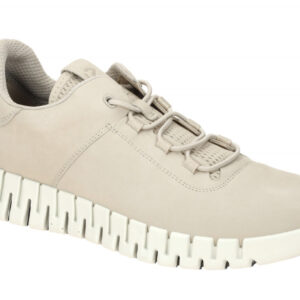 Ecco GRUUV 52520402163 hell-grau - bequeme Halbschuhe f?r Herren