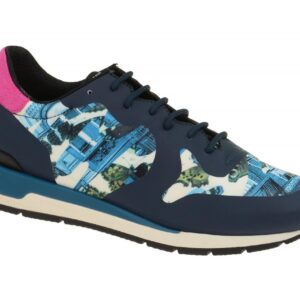 Geox Respira Shahira Sneakers in blau print - Camotartan Design