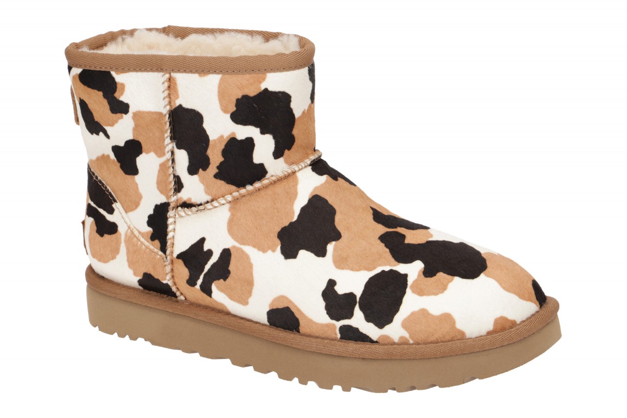 UGG CLASSIC MINI COW PRINT 1123353 CHE braun - Winterstiefel f?r Damen 1 UGG CLASSIC MINI COW PRINT 1123353 CHE braun - Winterstiefel f?r Damen