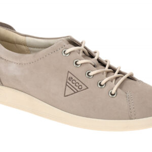 Ecco SOFT 2.0 20650302386 grau - bequeme Halbschuhe f?r Damen