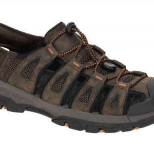Skechers TRESMEN 205187 CHOC dunkel-braun - Trekkingsandale f?r Herren