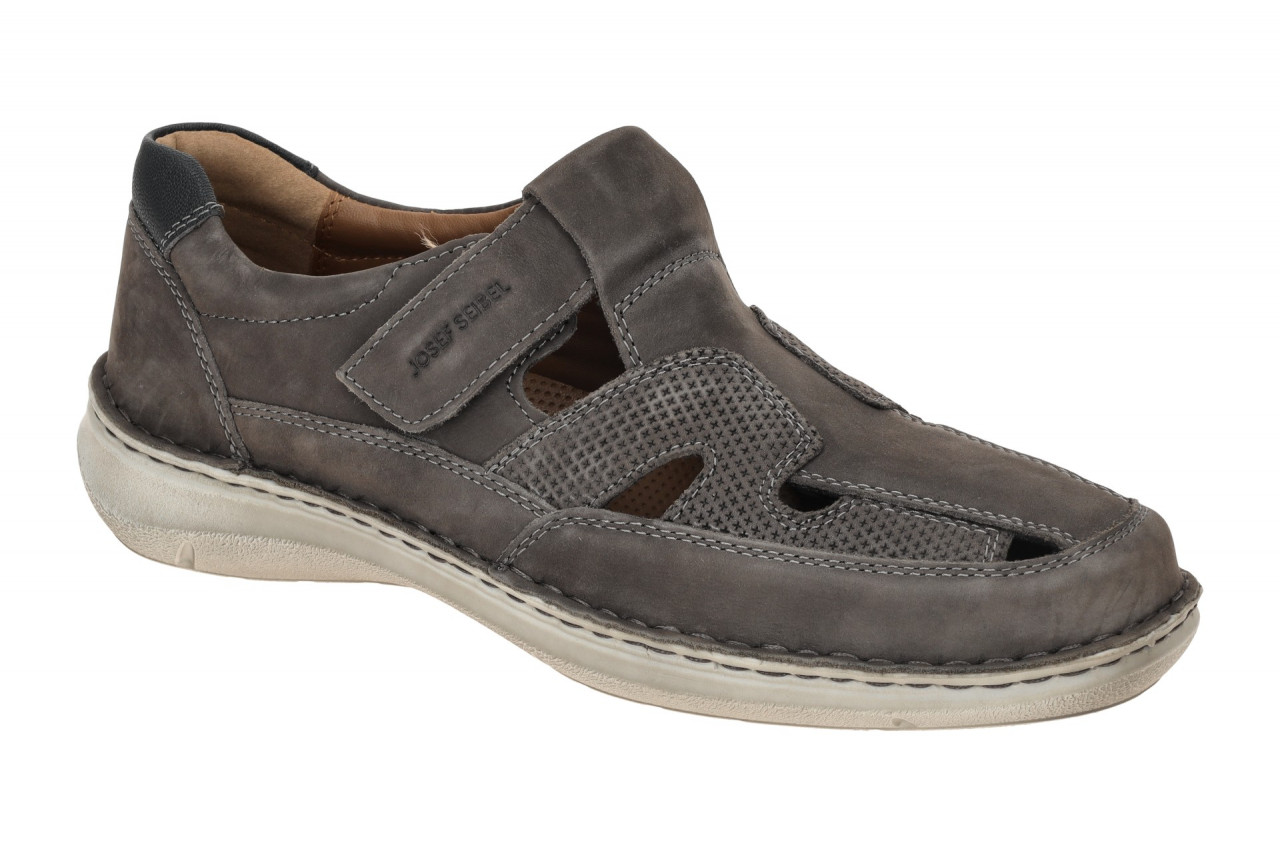 Josef Seibel NEW ANVERS 81 44981 518 740 dunkel-grau - bequeme Slipper f?r He... 1 Josef Seibel NEW ANVERS 81 44981 518 740 dunkel-grau - bequeme Slipper f?r He...