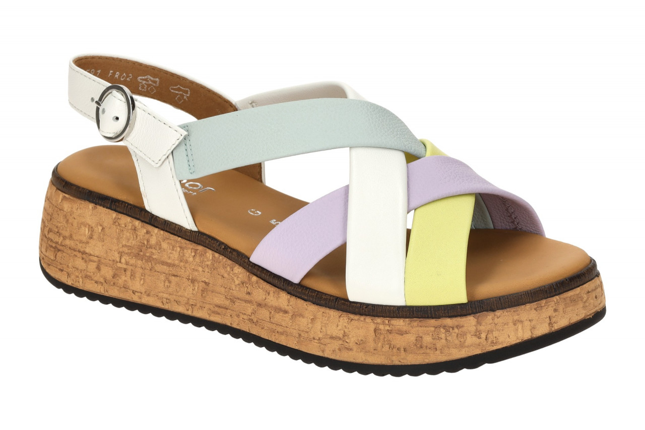 Gabor FLORENZ 62.823.22 kombi - Riemchen Sandale f?r Damen 1 Gabor FLORENZ 62.823.22 kombi - Riemchen Sandale f?r Damen