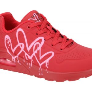 Skechers UNO 177980 RDPK rot - sportliche Halbschuhe f?r Damen