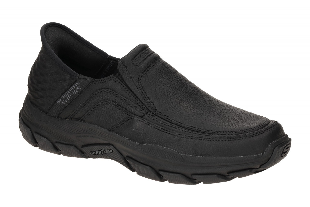 Skechers RESPECTED 204810 BBK schwarz - Slipper f?r Herren 1 Skechers RESPECTED 204810 BBK schwarz - Slipper f?r Herren