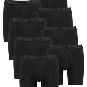 PUMA lange Boxershorts Herren 8er Pack Sport Mikrofaser + elastisch / Funktionsu...