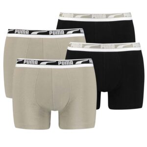 Puma Herren Boxer Boxershorts Men Unterhose Multi Logo Pant Unterwäsche 4er Pack...