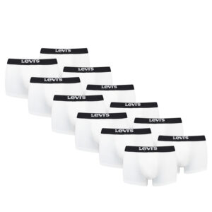 Levi's Solid Basic Herren Boxershorts Unterwäsche aus Bio-Baumwolle im 12er Pack