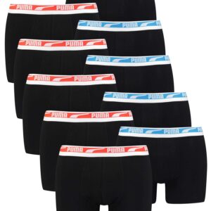 Puma Herren Boxer Boxershorts Men Unterhose Multi Logo Pant Unterwäsche 10er Pac...
