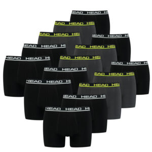 HEAD Herren Men's Basic Boxers Boxer Shorts 15 er Pack