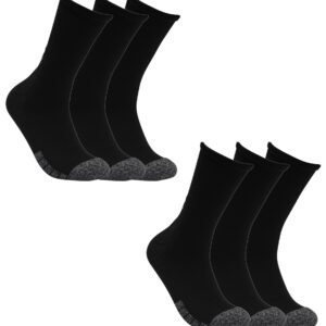 6 Paar Under Armour HeatGear Crew Socken Unisex Sportsocken