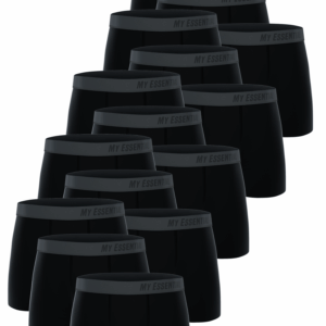 15 er Pack My Essential Clothing Basic Boxershorts Cotton Bio Herren Shorts Unte...