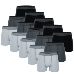 15 er Pack My Essential Clothing Basic Boxershorts Cotton Bio Herren Shorts Unte...