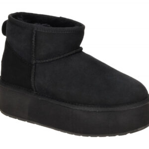 EMU STINGER MICRO FLATFORM W13082 BLAK schwarz - Winterstiefelette f?r Damen