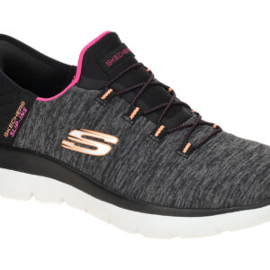 Skechers SUMMITS 149937 BKMT dunkel-grau - Sneakers f?r Damen