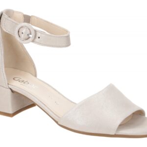 Gabor 62.902.14 grau - Riemchen Sandale f?r Damen