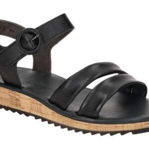 Paul Green 6112-02 schwarz - Riemchen Sandale f?r Damen