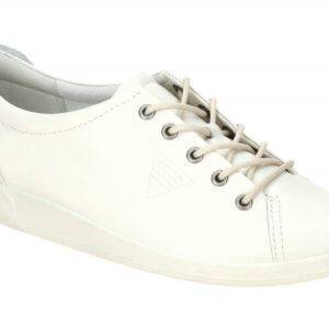 Ecco SOFT 2.0 20650301007 wei? - bequeme Halbschuhe f?r Damen