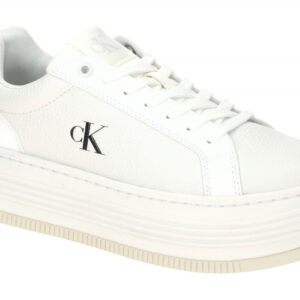 Calvin Klein BOLD FLATF LOW LACE YW01766 01W wei? - sportliche Halbschuhe f?r...