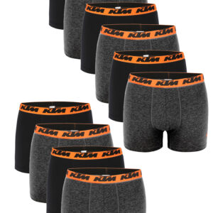 KTM by FREEGUN Boxershorts für Herren Unterwäsche Pant Men´s Boxer 10 er Pack