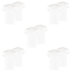 10 er Pack Puma Basic Crew T-Shirt Men Herren Unterhemd Rundhals