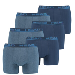 Head Herren Basic Boxer Pant Shorts Unterwäsche Unterhose 6 er Pack