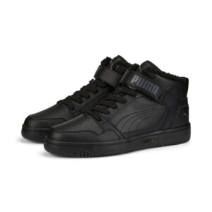 Puma Rebound Mid Strap WTR Herren Sneaker Winterschuhe 386376 schwarz