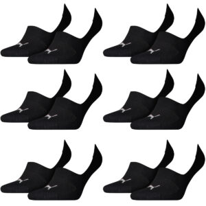 12 Paar Puma Socken Footie Sportsocken Invisible Gr. 35 - 46 Unisex