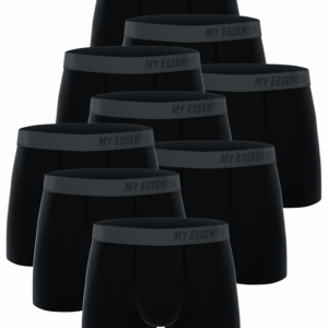 9 er Pack My Essential Clothing Basic Boxershorts Cotton Bio Herren Shorts Unter...