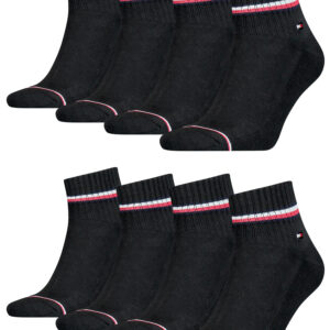 8 Paar TOMMY HILFIGER Herren ICONIC QUARTER Gr. 39 - 49 Sneaker Socken